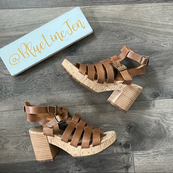 KorkEase Shoes Kork Ease Camille Brown Terra Platform Sandals